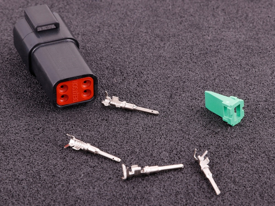 MaxxECU 2169 Connector 4-way pin housing DT04-4P-E004