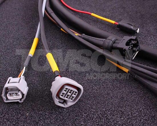 MaxxECU 1775 terminated engine harness for Toyota / Lexus 2JZ-GTE non-VVTi/VVTi engines with MaxxECU STREET, RACE, PRO ECU's