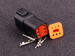 MaxxECU 2275 Connector 6-way pin housing DT04-6P-E004