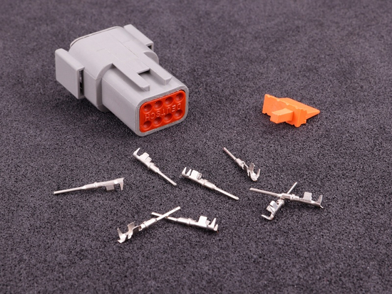 MaxxECU 1906 Connector 6-way pin housing DTM04-08PA