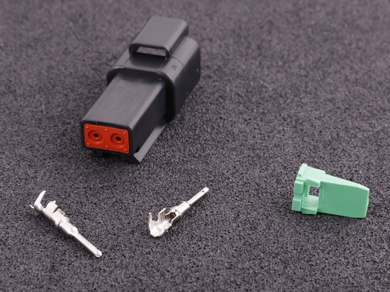 MaxxECU 2167 Connector 2-way pin housing DT04-2P-E004