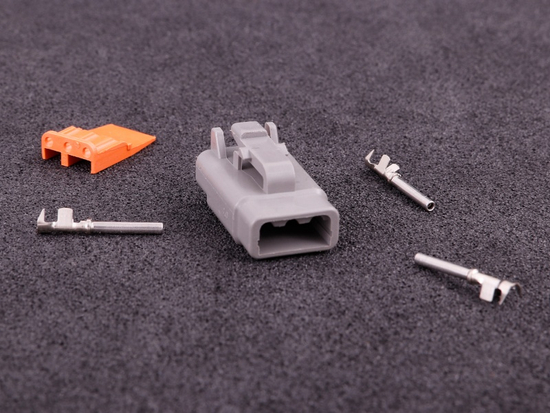 MaxxECU 1909 Connector 3-way socket housing DTM06-3S