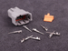 MaxxECU 1906 Connector 6-way pin housing DTM04-08PA