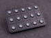 MaxxECU 2184 CAN keypad (15 keys) multi color LED RGB