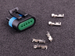 MaxxECU 1032 Connector 5-way socket housing (mototron ignition coil)