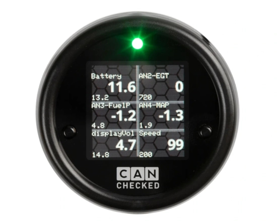 Wyświetlacz MaxxECU 2260 CAN 52mm MFD15 Gen2 (CANchecked)