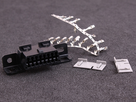 MaxxECU 1603 Connector 16-way socket housing (OBD-2 connector for panel)