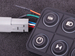 MaxxECU 2009 CAN keypad (8 keys) multi color LED RGB