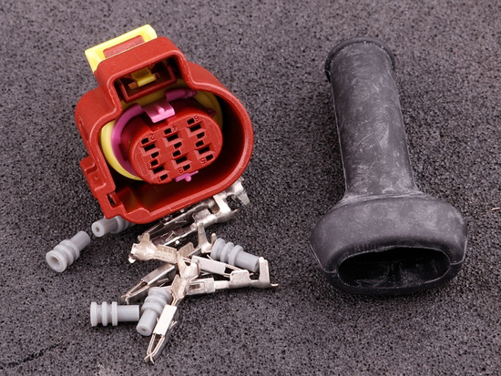 MaxxECU 2334 Connector 6-way socket housing (Bosch LSU 5.2 wideband sensor)