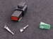 MaxxECU 2167 Connector 2-way pin housing DT04-2P-E004